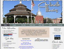 Tablet Screenshot of cityofcarlinville.com